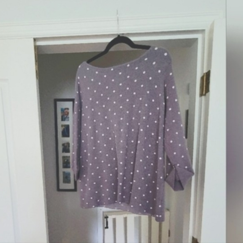 Cynthia Rowley Polka Dot Sweater